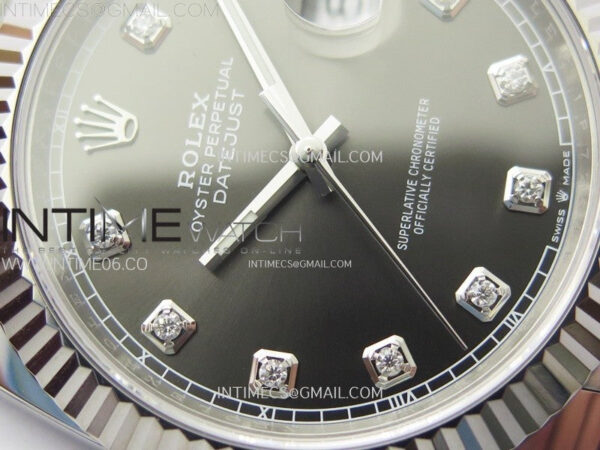DateJust 41 126334 904L Steel NTF 1:1 Best Edition Gray Dial Crystals Makers on Jubilee Bracelet VR3235 – Bild 7