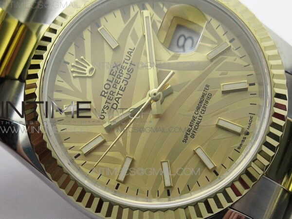 DateJust 36 SS/YG 126233 JDF 1:1 Best Edition New YG Dial on Oyster Bracelet – Bild 7