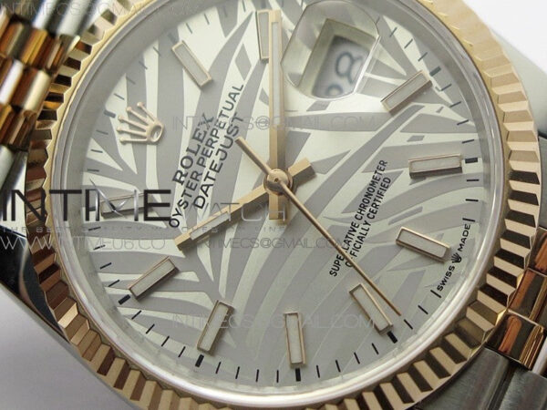 DateJust 36 SS/RG 126231 BP 1:1 Best Edition Silevr/Gray Dial on Jubilee Bracelet – Bild 7