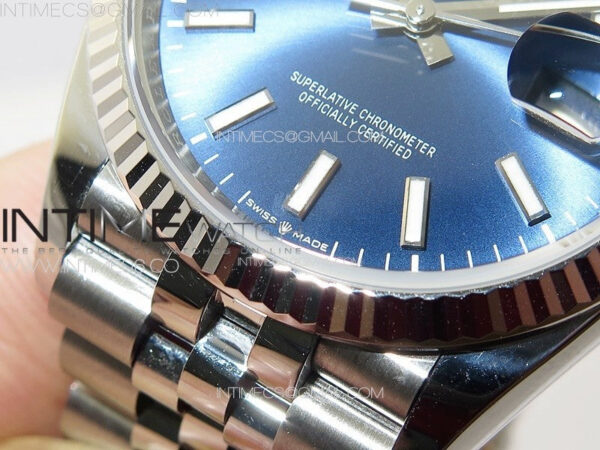 DateJust 36 SS 126234 VSF 1:1 Best Edition 904L Steel Blue Dial on Jubilee Bracelet VS3235 – Bild 6