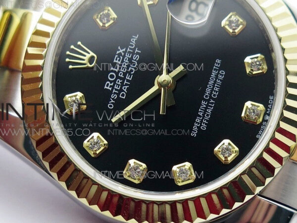 Datejust 31mm 278273 SS/YG BP Best Edition Black Diamonds Markers Dial on SS/YG Oyster Bracelet – Bild 7