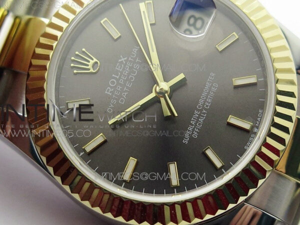 Datejust 31mm 278273 SS/YG BP Best Edition Gray Stick Markers Dial on SS/YG Oyster Bracelet – Bild 9