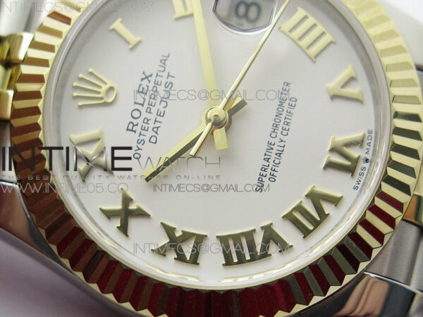 Datejust 31mm 278273 SS/YG BP Best Edition White Roman Markers Dial on SS/YG Jubilee Bracelet – Bild 7