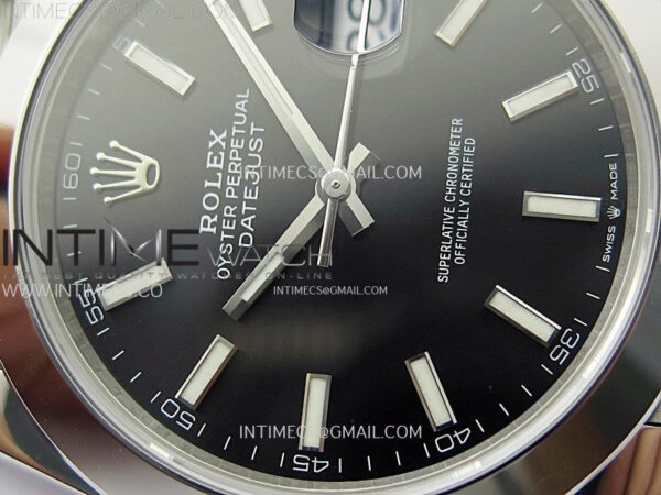 DateJust 41 126300 904L SS VSF 1:1 Best Edition Black Dial on Jubilee Bracelet VS3235 – Bild 7