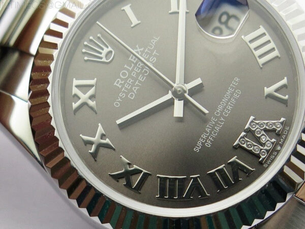 Datejust 31mm 278273 SS BP Best Edition Gray Roman Markers Dial on Oyster Bracelet – Bild 6