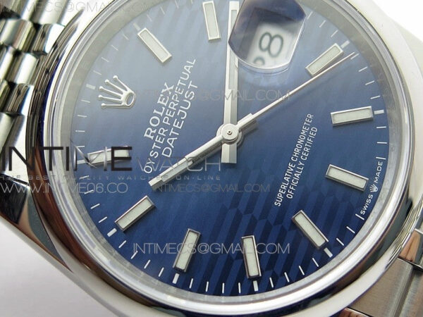 DateJust 36 SS 126200 BP 1:1 Best Edition New Blue Dial on Jubilee Bracelet – Bild 7