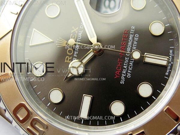 Yacht-Master 116621 904L/RG VSF 1:1 Best Edition Brown Dial On 904L/RG Bracelet VS3135 – Bild 7