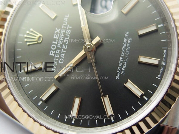 DateJust 36 SS 126231 VSF 1:1 Best Edition 904L Steel Gray Stick Dial on Jubilee Bracelet VS3235 – Bild 7