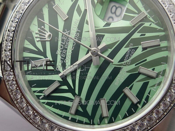 DateJust 36 SS 126234 BP 1:1 Best Edition New Green Dial on Oyster Bracelet – Bild 7