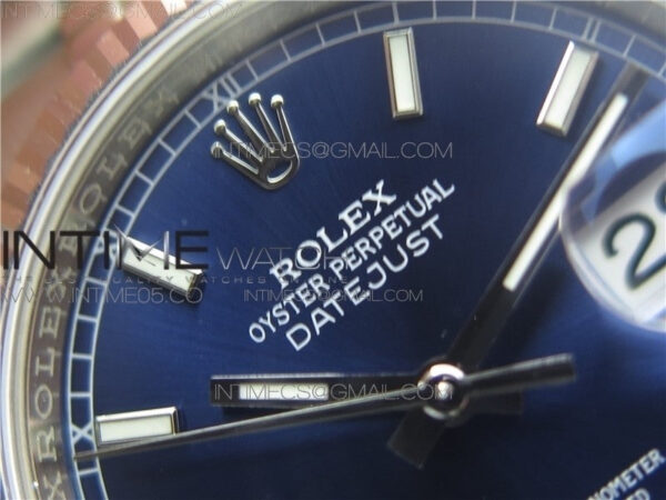 DateJust 36 SS 116234 ARF 1:1 Best Edition 904L Steel Blue Dial on Jubilee Bracelet SH3135 V3 – Bild 7