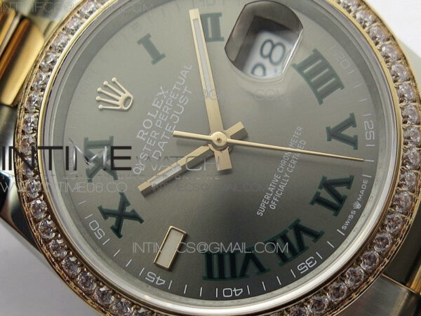 DateJust 36 SS/RG 126281 BP 1:1 Best Edition Gray Dial on Oyster Bracelet – Bild 7