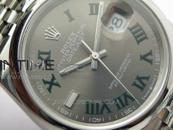 DateJust 36 SS 126200 BP 1:1 Best Edition Gray Dial on Jubilee Bracelet – Bild 7