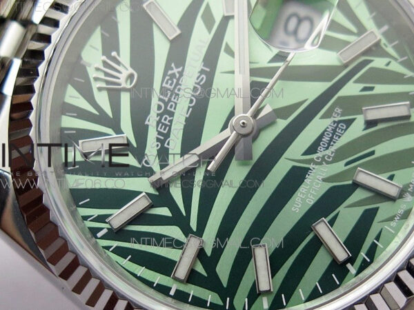 DateJust 36 SS 126234 BP 1:1 Best Edition New Green Dial on Jubilee Bracelet – Bild 7