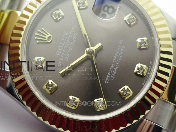 Datejust 31mm 278273 SS/YG BP Best Edition Gray Diamonds Markers Dial on SS/YG Oyster Bracelet – Bild 7
