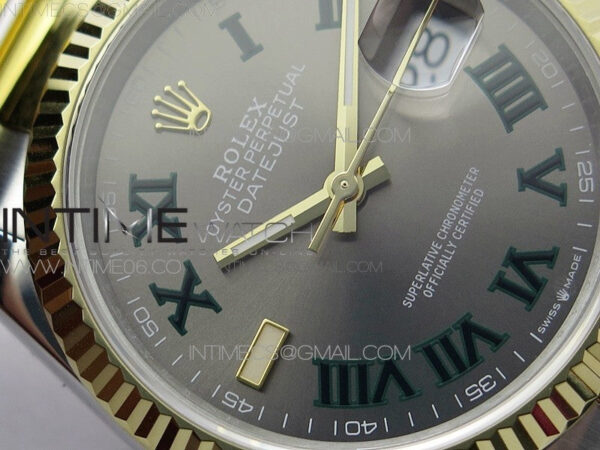 DateJust 36 SS/YG 126233 JDF 1:1 Best Edition Gray Dial on Oyster Bracelet – Bild 6