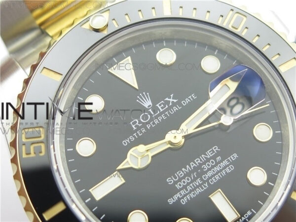Yacht-Master 42mm 226659 316L BP 1:1 Best Edition 3D Black Ceramic Bezel on Black Rubber Strap SA3235 – Bild 7