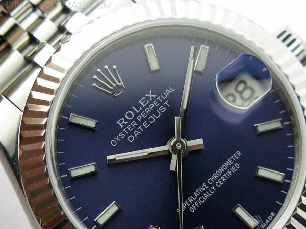 Datejust 31mm 278271 SS BP Best Edition Blue Stick Markers Dial on Jubilee Bracelet – Bild 7