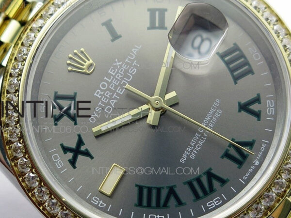 DateJust 36 SS/YG 126283 JDF 1:1 Best Edition Gray Dial on Jubilee Bracelet – Bild 7