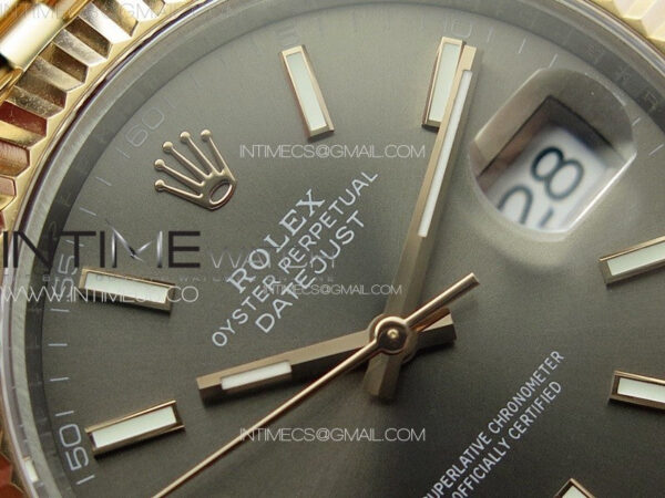 DateJust 41 126331 904L SS/RG GMF 1:1 Best Edition Gray Dial On Jubilee Bracelet VR3235 – Bild 7