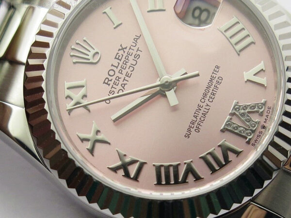 Datejust 31mm 278273 SS BP Best Edition Pink Roman Markers Dial on Oyster Bracelet – Bild 7