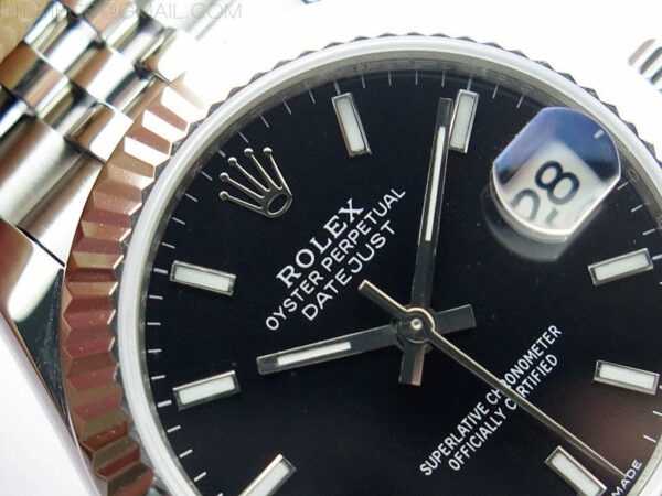 Datejust 31mm 278271 SS BP Best Edition Black Stick Markers Dial on Jubilee Bracelet – Bild 7