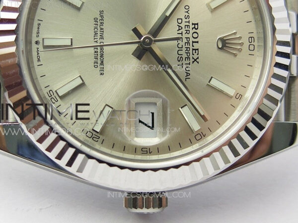 DateJust 41 126334 904L SS VSF 1:1 Best Edition Silver Dial on Jubilee Bracelet VS3235 – Bild 7