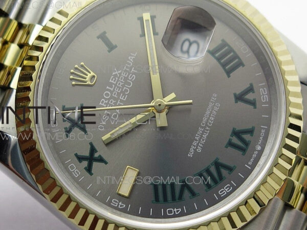 DateJust 36 SS/YG 126233 JDF 1:1 Best Edition Gray Dial on Jubilee Bracelet – Bild 8