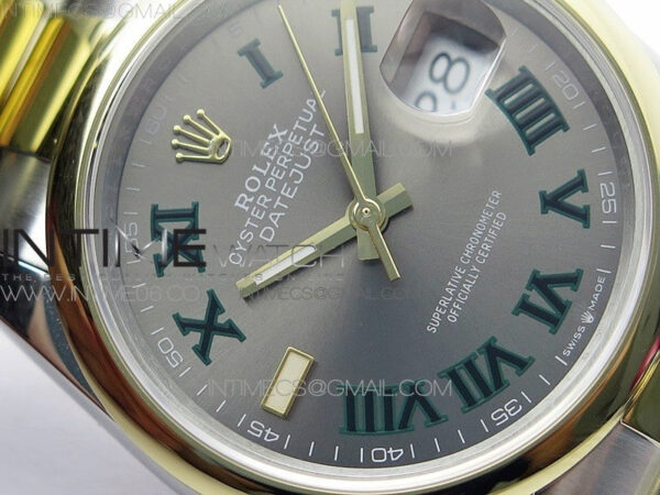 DateJust 36 SS/YG 126203 JDF 1:1 Best Edition Gray Dial on Oyster Bracelet – Bild 7