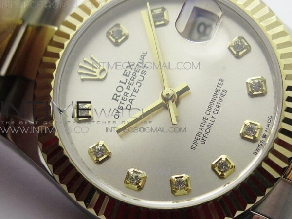 Datejust 31mm 278273 SS/YG BP Best Edition Silver Diamonds Markers Dial on SS/YG Oyster Bracelet – Bild 7