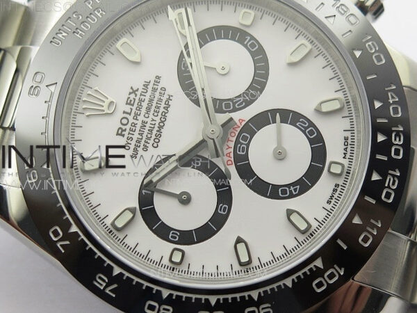 Daytona 116500LN APSF Best Edition White Dial Sticks Markers On SS Bracelet Slim A7750 – Bild 6