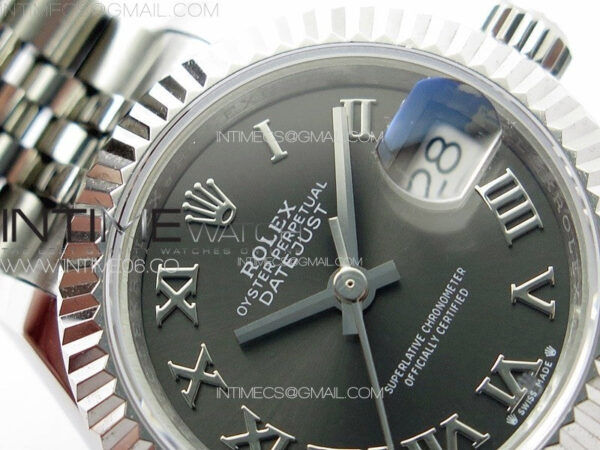 Datejust 28mm 279179 SS APSF Best Edition Gray Dial Roman Markers on SS Jubilee Bracelet NH05 – Bild 7