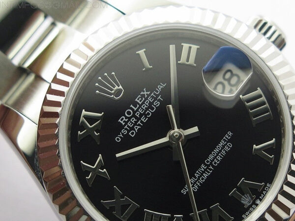 Datejust 31mm 278273 SS BP Best Edition Black Roman Markers Dial on Oyster Bracelet – Bild 7