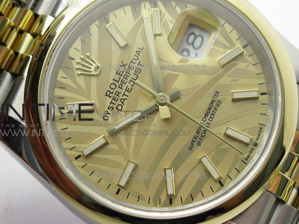 DateJust 36 SS/YG 126203 JDF 1:1 Best Edition New YG Dial on Jubilee Bracelet – Bild 7