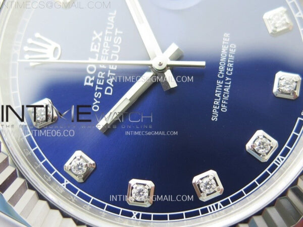 DateJust 41 126334 904L Steel NTF 1:1 Best Edition Blue Dial Crystals Makers on Jubilee Bracelet VR3235 – Bild 7