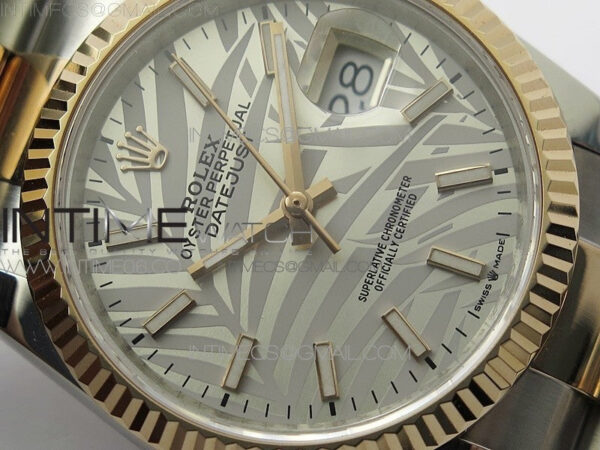 DateJust 36 SS/RG 126231 BP 1:1 Best Edition Silevr/Gray Dial on Oyster Bracelet – Bild 6
