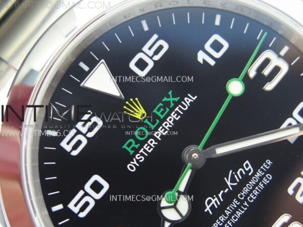 Air-King 126900 40mm 904L SS GMF 1:1 Best Edition Black Dial on 904L SS Bracelet – Bild 7
