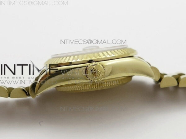 DateJust 28mm YG Diamond Bezel BP Best Edition White Silver Dial on YG Bracelet ETA2671 – Bild 7