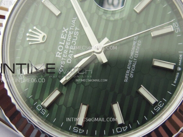 DateJust 41 126334 904L SS VSF 1:1 Best Edition Green Fluted Dial on Jubilee Bracelet VS3235 – Bild 7