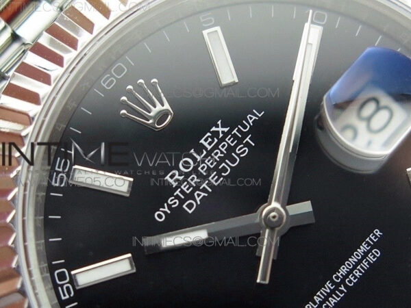 DateJust 41 126334 SS BP 1:1 Best Edition New Version Black Dial on Jubilee Bracelet – Bild 7