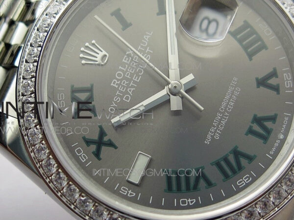DateJust 36 SS 126284 BP 1:1 Best Edition New Blue Dial on Jubilee Bracelet – Bild 7