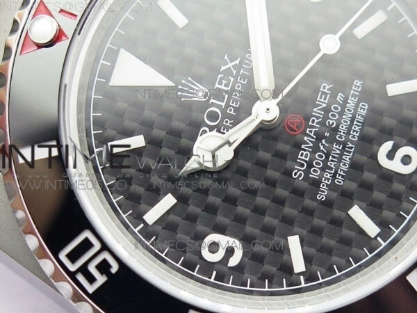 The Rough Matt Carbon Sandblast SS GMF Best Edition Carbon Dial on SS Bracelet SA3130 – Bild 7