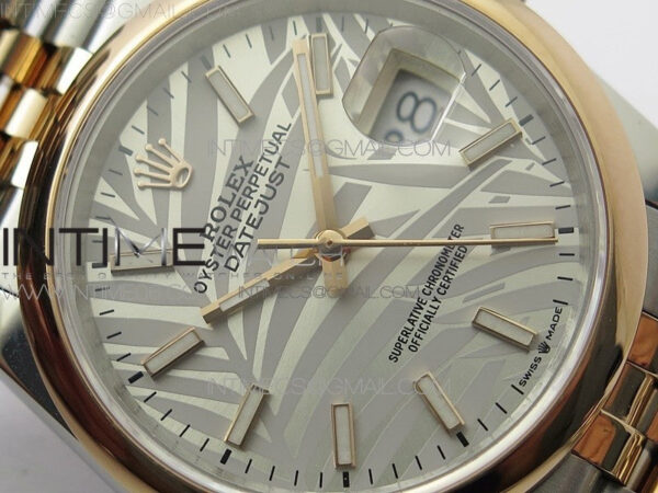 DateJust 36 SS/RG 126201 BP 1:1 Best Edition Silver/Gray Dial on Jubilee Bracelet – Bild 6