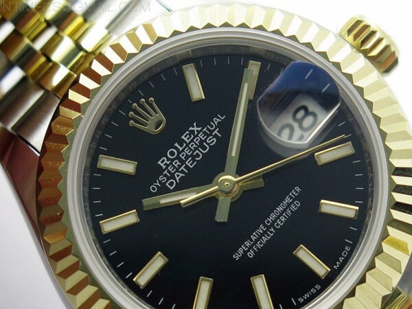 Datejust 28mm 279173 SS/YG BP Best Edition Black Sticks Markers Dial on SS/YG Jubilee Bracelet ETA2671 – Bild 7