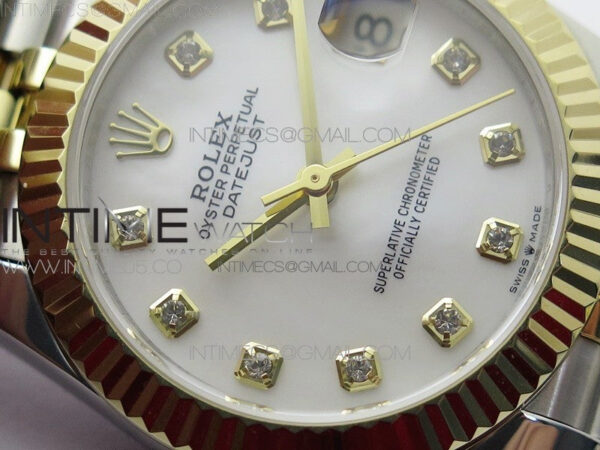 Datejust 31mm 278273 SS/YG BP Best Edition White MOP Diamond Markers Dial on SS/YG Jubilee Bracelet – Bild 7