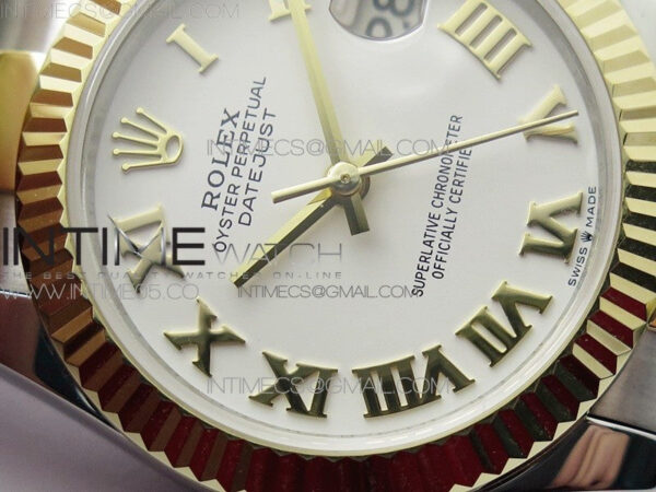 Datejust 31mm 278273 SS/YG BP Best Edition White Roman Markers Dial on SS/YG Oyster Bracelet – Bild 8