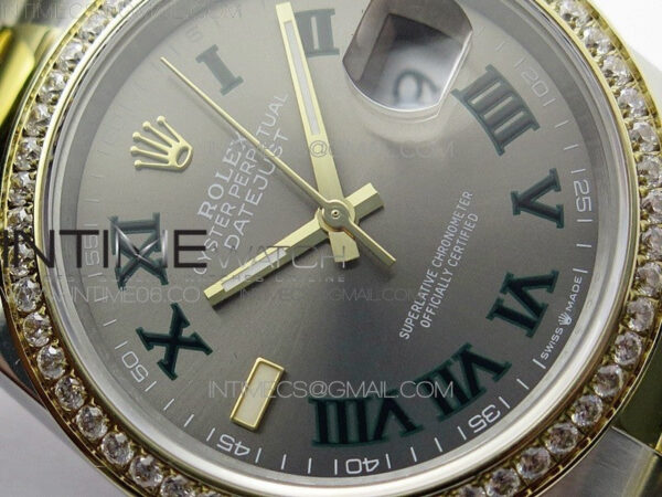 DateJust 36 SS/YG 126283 JDF 1:1 Best Edition Gray Dial on Oyster Bracelet – Bild 6