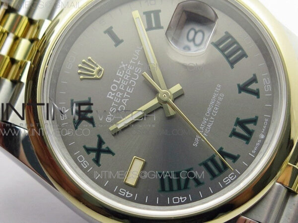 DateJust 36 SS/YG 126203 JDF 1:1 Best Edition Gray Dial on Jubilee Bracelet – Bild 7