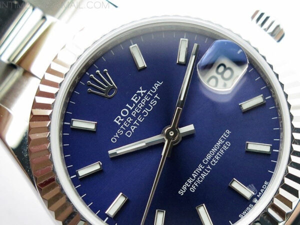 Datejust 31mm 278273 SS BP Best Edition Blue Stick Markers Dial on Oyster Bracelet – Bild 9