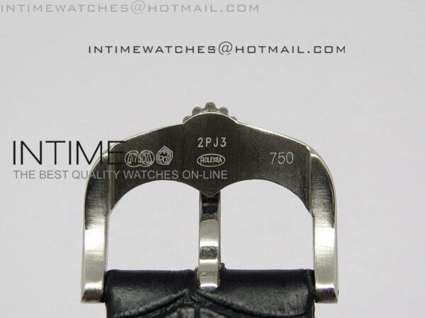 Cellini Date BP Maker SS Diam Bezel Black Dial on Black Leather Strap – Bild 8
