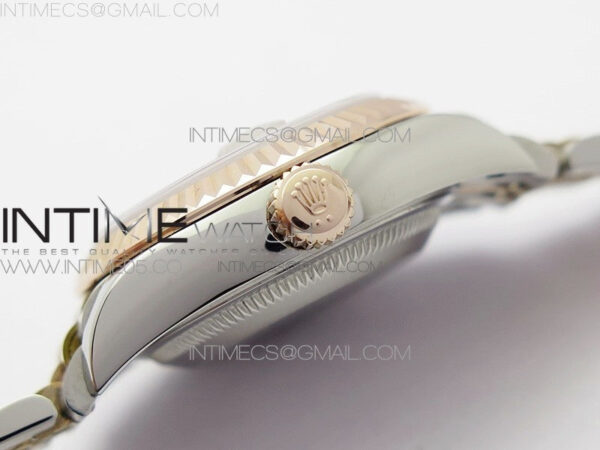 Datejust 28mm 279173 SS/RG BP Best Edition Blue Texture Dial on SS/RG Jubilee Bracelet ETA2671 – Bild 8